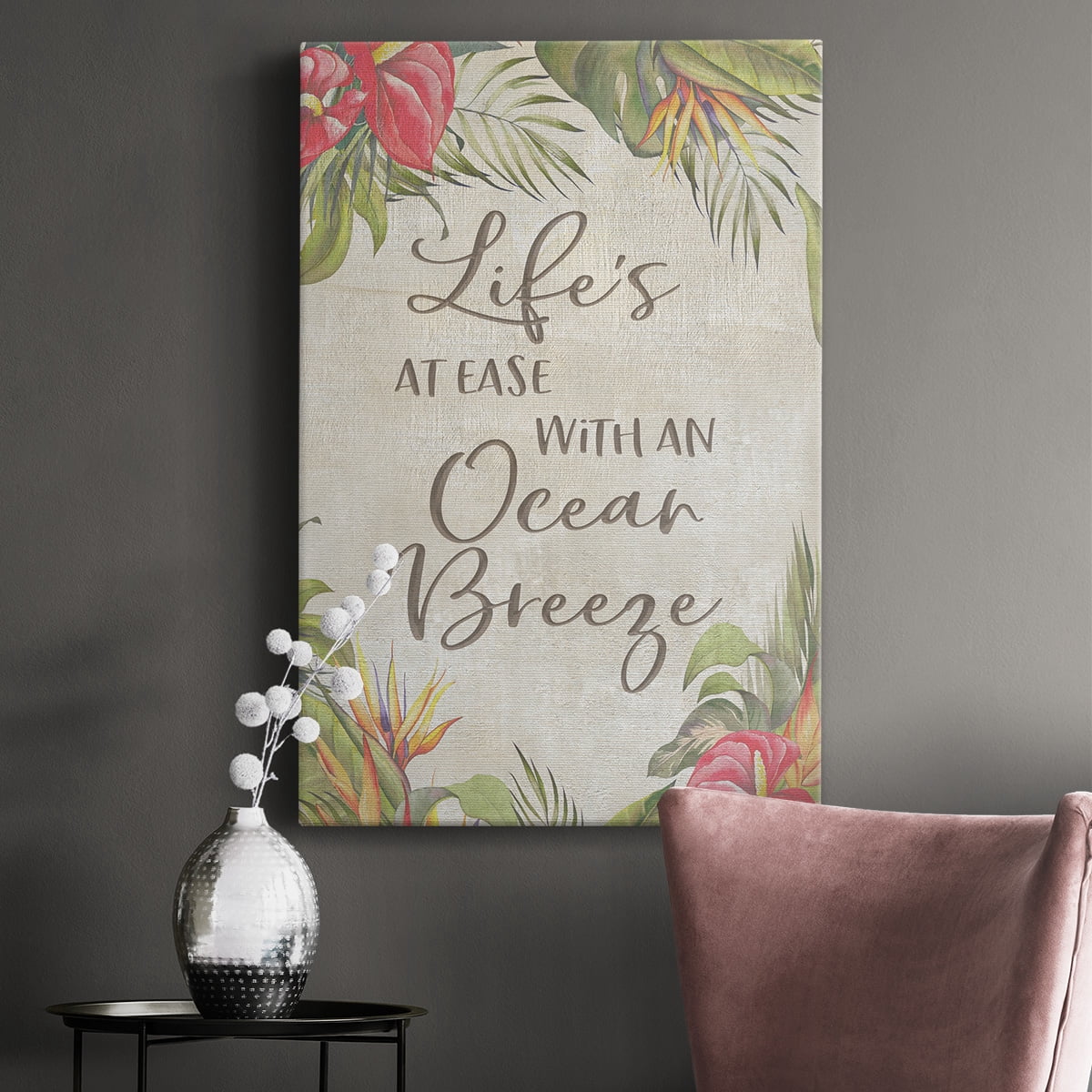 Life's At Ease Premium Gallery Wrapped Canvas - Ready to Hang