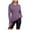 Purple, variant on Womens UPF 50+ Sun Hoodie Shirt Long Sleeve Fishing Hiking Hooded UV Shirts Lightweight Quick Dry Tops (Blue, L)