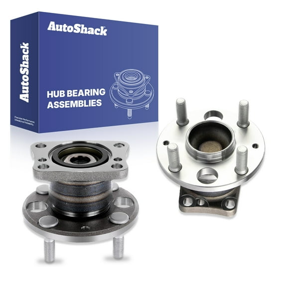 AutoShack Rear Wheel Hub Bearing Assemblies with ABS| Replacement for 2011-2014 Mazda 2 | 2-PC