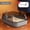 2, variant on Cat Litter Box Thickening Kitty Sandbox Semi-enclosed High Side Splashproof Pet Bedpans with Litter Scoop Cleaning Cat Supplies