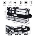thumbnail image 3 of Neceser lo suficientemente rugoso y transparente para viajar con asa grande, 3 of 9