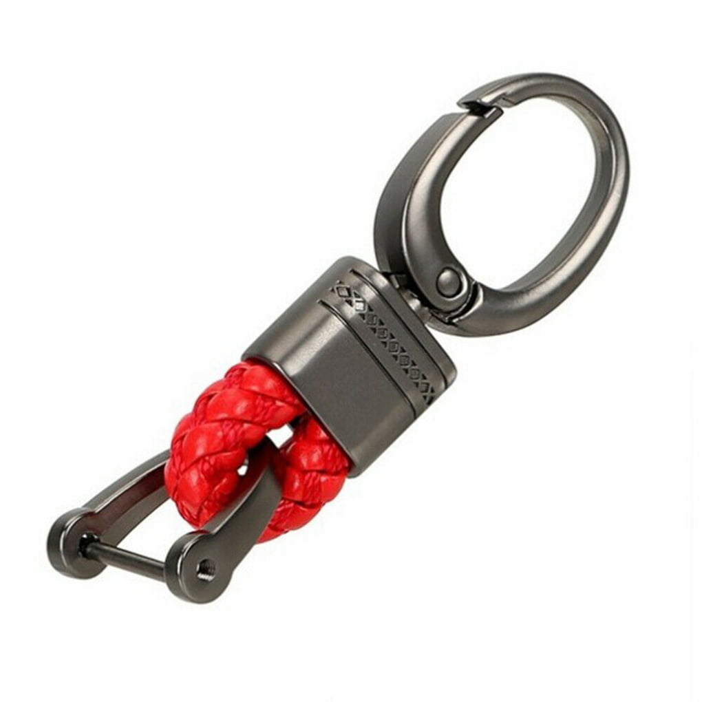Leather Key ring shiny red patent leather keyring key fob berry red leather 