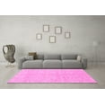 thumbnail image 3 of Ahgly Company Indoor Square Abstract Pink Modern Area Rugs, 8' Square, 3 of 4
