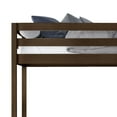 thumbnail image 4 of Castle Place Modern Twin over Twin Wooden Bunk Bed, Walnut, 4 of 8