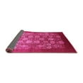 thumbnail image 2 of Ahgly Company Indoor Square Oriental Pink Industrial Area Rugs, 4' Square, 2 of 4