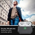 thumbnail image 4 of AmPm Tough Armor Designed for Apple Airpods Pro Case (2019) - Charcoal, 4 of 7