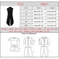 thumbnail image 2 of Bcfgryg Mens Retro Gothic Tuxedo Sleeveless Horseback Vest for Men, 2 of 5