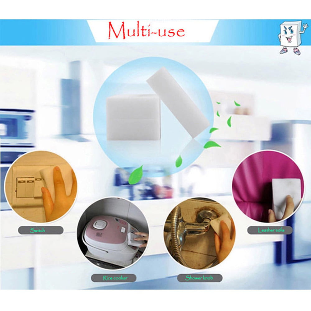 50PCS Cleaning Magic Sponge Eraser Melamine Cleaner Multi-functional Foam 