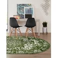 thumbnail image 6 of Unique Loom Richmond Collection Area Rug - Medallion (7' 10" x 10' Oval Green/Ivory), 6 of 6