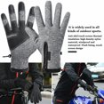 thumbnail image 4 of Sonducket Guantes de esquí a prueba de frío para invierno, guantes cálidos impermeables con pantalla táctil para ciclismo, guantes cálidos para guantes y mitones gris METRO Sonducket AP000441-05, 4 of 6
