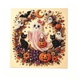 thumbnail image 3 of Halloween Beaded Pearl Art DIY Kit 7.9x7.9 inch Special Shaped Beads & Embossed Texture for Beginners Fall Home Decoration Seasonal Party Activity & Handmade Gift by MPOISVA, 3 of 8