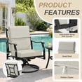 thumbnail image 6 of BPS Outdoor Chair Cushions for Patio Furniture, 20x20x4.1 Inch Water-resistant & Fade-Resistant, Set of 4, Light Gray, 6 of 8
