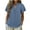 Navy, variant on Womens Ruffle Short Sleeve Dot Blouses V Neck Crochet Lace Dressy Casual Flowy Shirts, Loose Fit Summer Lightweight Work Office Tops 2026 Trendy Teachers Clothes