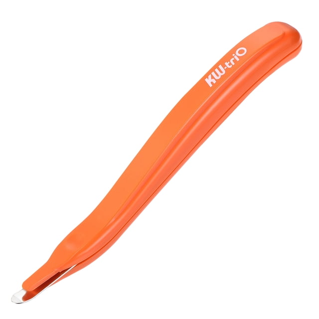 Unique Bargains Magnetic Staplers Puller Office Home Staple Remover Tools, Orange