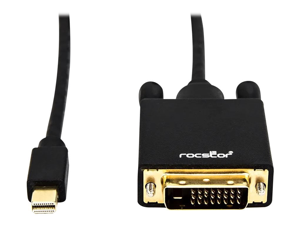 Rocstor Premium 6 ft Mini DisplayPort to DVI Cable - Mini Displayport to DVI Cable Supports  (Y10C164B1)