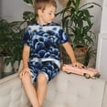 thumbnail image 4 of Balery Blueberry Conjunto de Pijama Infantil de Manga Corta con Estampado – Ropa de Dormir de Algodón Suave-4X-Large, 4 of 6