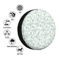 thumbnail image 4 of Pofeuu Leaf Print Print Spare Tire Wheel Cover for Car Truck SUV Camper Universal Fit Spare Tire Cover RV Spare Tire Covers-17 inch, 4 of 6