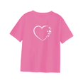 thumbnail image 4 of Camisetas de manga corta para mujer, ropa holgada, ropa de calle cómoda y elegante, camisetas con cuello redondo para deportes de desplazamiento ROSA ROSA, 4 of 8