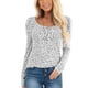 thumbnail image 3 of Camisa De Leopardo Para Mujer, Suéter Ligero Y Suave, Moda Casual Para Mujer, Top De Manga Larga De Leopardo Para El Hogar, 3 of 5