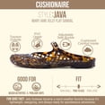 thumbnail image 2 of Cushionaire Java Casual Womens Jelly Flats with Adjustable Strap, Closed Toe Mary Janes Mule Design, Waterproof Jelly Sandals for Women, 2 of 23