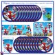 thumbnail image 3 of Nuevos suministros para decoración de fiesta de cumpleaños de Spidey y sus increíbles amigos Globos de Spidey Servilletas de papel Vasos Platos Baby Shower Niños, 3 of 5