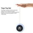 thumbnail image 3 of Jouet Yo-Yo, 2 Modes de Rotation Tour de Ficelle Décompression Yo-Yo Non Réactif Balle à Roulement pour Enfants, 3 of 8