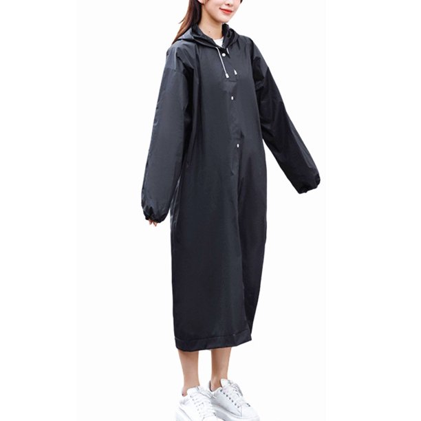 Chubasquero (paquete de 2) - Poncho de lluvia EVA para mujeres y hombres, chubasquero reutilizable