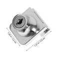 thumbnail image 5 of UPOUART Lock for Glass Doors Zinc Alloy 1Set 2X0.7X0.4In, 5 of 8