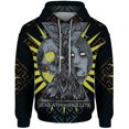 thumbnail image 5 of Sudadera con capucha informal de otoño para hombre, sudadera con capucha holgada y elegante, sudadera con capucha con estampado de calavera y monstruo gótico, sudaderas para hombre, 5 of 5