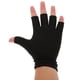 thumbnail image 4 of GOOHOCHY Guantes negros de protección solar para medio dedo, manopla de entrenamiento, guantes cortos de protección UV para arte de uñas, ciclismo al aire libre, escalada, 4 of 8