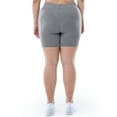 thumbnail image 5 of Athletic Works Women's Plus Size Core Active Dri-Works Bike Shorts, 5 of 7