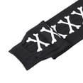thumbnail image 6 of Xijirk Lace Up Print Thigh High Stockings Crisscross Pattern Gothic Over Knee Socks Halloween Cosplay Hosiery White,One Size, 6 of 7