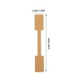thumbnail image 4 of 100 Sheets Labels Pricing Tags Stationery Tags Barbell Jewelry Tags Jewelry Label Adhesive Display Tags, 4 of 6