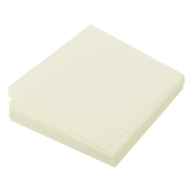 Papel de Origami Doble Cara Uxcell para Proyecto de Arte y Manualidades para Principiantes 100 Hojas Blanco Crema 2.5x2.5 pulgadas