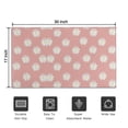 thumbnail image 5 of Pink Daisy Flower White Blooms Pattern Door Rugs,Washable Non Slip Door Mats Indoor,Decorative Door Mats,Entry Mat Indoor for Entrance,Bedroom,Kitchen,Bathroom,17"x30", 5 of 6