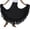 Black, variant on Jane Wardrobe Women's Spanish Flamenco Skirt, Mesh Ruffle Maxi Dance Skirt, 1PC, One Size