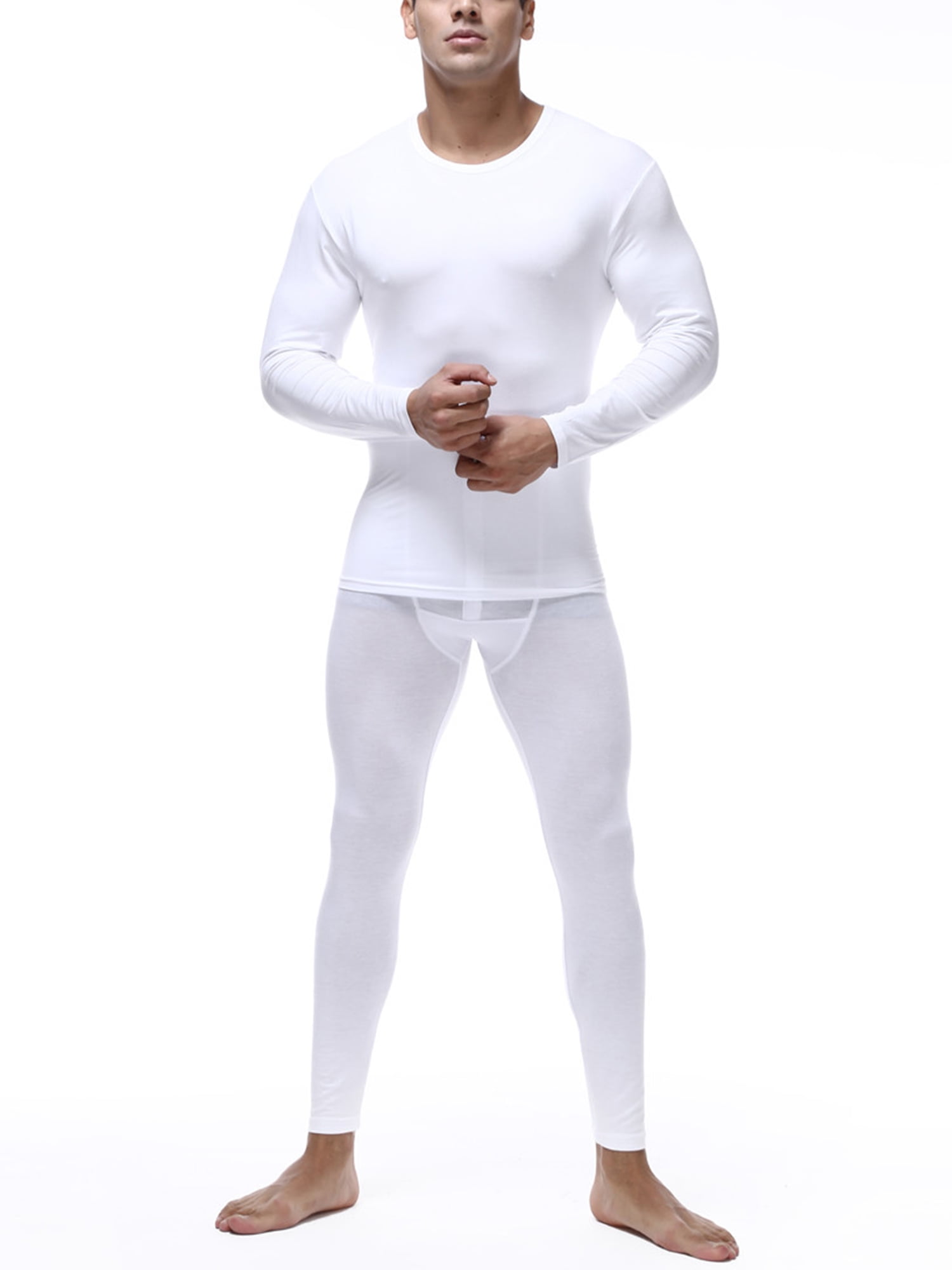 Men Men's Underwear Men Long Johns Cotton Warm Leggings Casual Gay Cozy ...