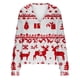 thumbnail image 5 of Puntoco Chaqueta Informal Con Botones Y Estampado Navideño Para Mujer, 5 of 5