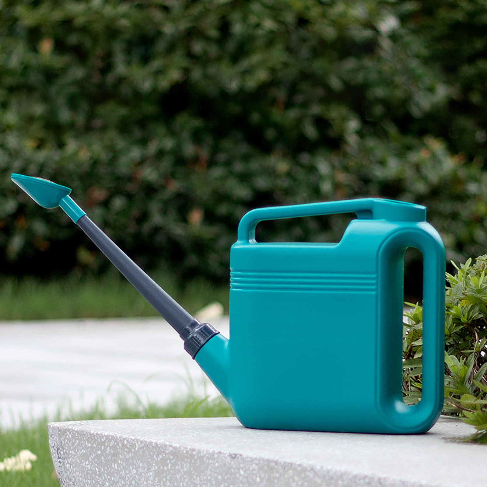 5L Garden Watering Can with Long Spout - Lightweight Water Pot for Indoor/Outdoor Use - Features Removable Sprinkler Head & Comfortable Grip (1.3 Gallon Capacity)