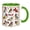 Green, variant on Patriotic Cardinal Coffee Mug, Ceramic Independence Day Mug, Morning Tea Cup for Office Home Kitchen,Independence Day 4th of July Drinkware Vintage Art Idea for Men Women