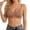 Coffee, variant on KHONTS Seamless Wireless Bras for Women Push up V Neck T-Shirt Bras No Underwire Supportive Full Coverage Bralettes White XL