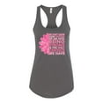 thumbnail image 2 of Wild Bobby, We Don't Know How Strong We are Until Strong is the Only Choice, Breast Cancer Awareness, Women Racerback Tank Top, Dark Grey, Small, 2 of 4