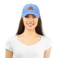 thumbnail image 5 of DALIX Jack-O-Lantern Halloween Pumpkin Hat Mens Womens Baseball Cap in Light Blue, 5 of 7