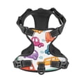 thumbnail image 4 of Lsque Doodle Cars Dog Harness, No-Pull Pet Harness with 2 Leash Clips, Adjustable Soft Padded Dog Vest with Easy Control Handle for Large Dogs-Medium, 4 of 9