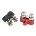 thumbnail image 3 of 2PCS M8 Battery Power Distribution Terminal Block,DC 12V - 48V Ground Insulated Terminal Post,5/16 Inch Positive Negative Single Studs Terminal Insulated Junction Post for Auto Marine Car Trailer, 3 of 8
