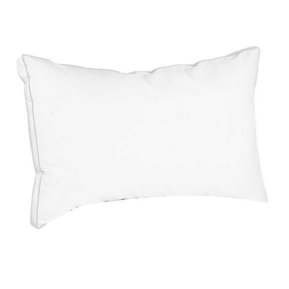 TIMIFIS Bedding Bed Pillows For Sleeping White 1pc Cool Hotel Quality Gusseted Pillow For Back Stomach Or Side Sleepers