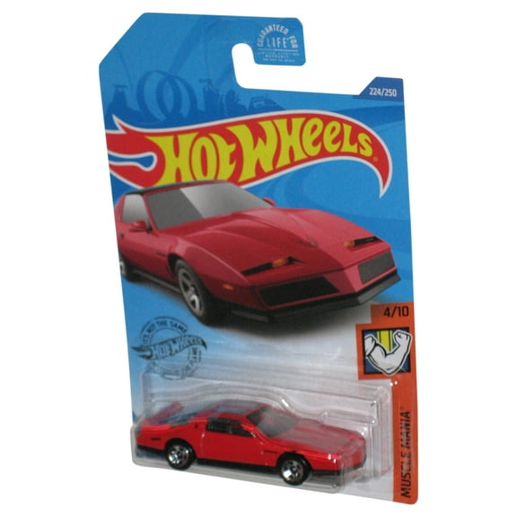 Hot Wheels Muscle Mania 4/10 (2017) Red '84 Pontiac Firebird Toy Car 224/250