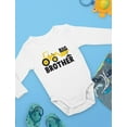 thumbnail image 4 of Little Brother Tractor Loving Boys Baby Long Sleeve Bodysuit 12M White, 4 of 6
