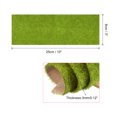thumbnail image 2 of Artificial Model Grass Mat 3" x 10" Yellow Green Realistic Fake Turf for Model Garden Decoration Sand Table 4pcs, 2 of 5