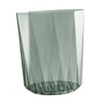 thumbnail image 3 of veasfak Open Top Transparent Trash Can 10 L Capacity Garbage Can for Apartment Hotel Gray, 3 of 9
